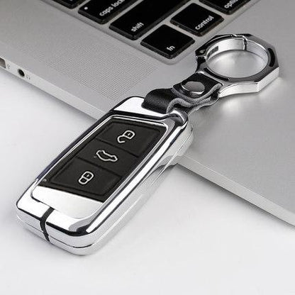 Pinalloy Chrome Car Key Case Cover for Volkswagen VW Golf 7 MK7 7.5 Polo CC Type R - Pinalloy Online Auto Accessories Lightweight Car Kit 