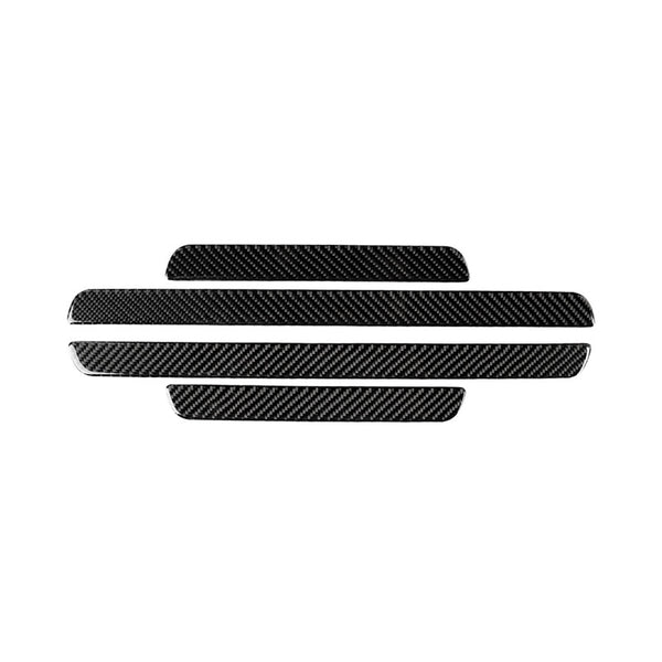 ABS Carbon Fiber Side Door Entry Guards Sill Plate Scratch Cover Protector Sticker for Audi A4 B8 2009-2016