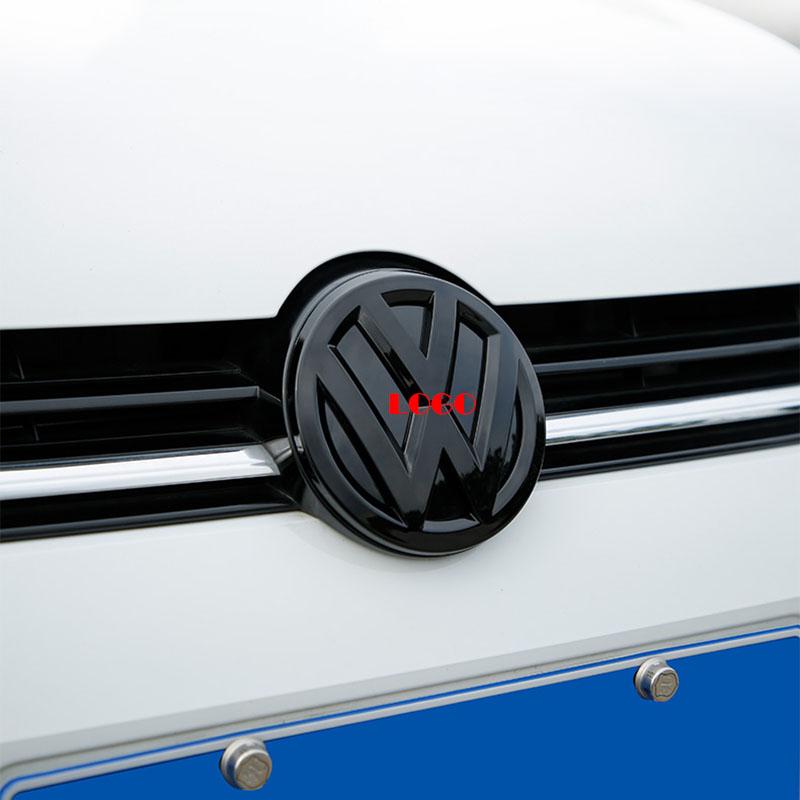 VW Golf 7 VII TCR Pure Grey front & rear emblem black sign logo facelift