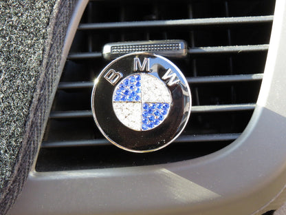 Pinalloy Car Air Freshener Fragrance Perfume with BMW Emblem Logo - Pinalloy Online Auto Accessories Lightweight Car Kit 