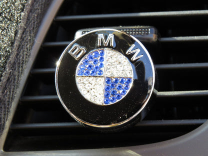 Pinalloy Car Air Freshener Fragrance Perfume with BMW Emblem Logo - Pinalloy Online Auto Accessories Lightweight Car Kit 