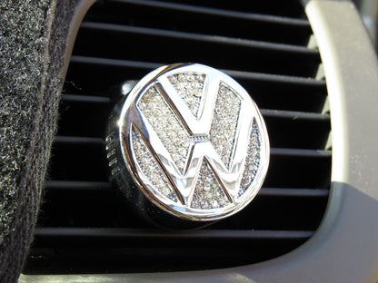 Pinalloy Car Air Freshener Fragrance Perfume with VW Volkwagen Emblem Logo - Pinalloy Online Auto Accessories Lightweight Car Kit 