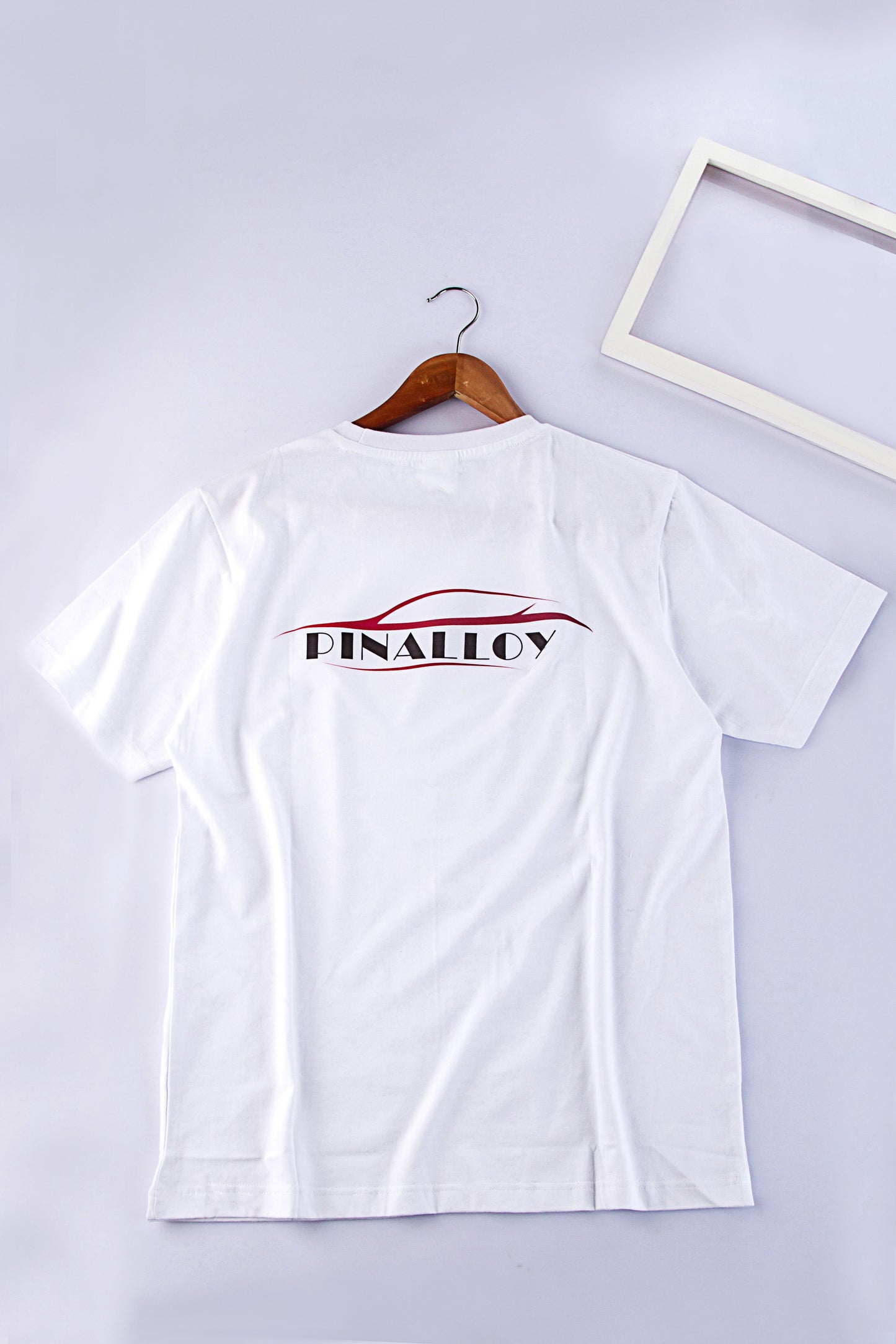 Pinalloy Classic Short Sleeve White Summer Round Neck Tee Cotton Printed T-Shirt - Pinalloy Online Auto Accessories Lightweight Car Kit 