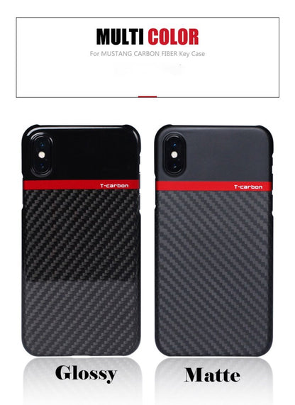 Pinalloy New 100% Real Black Carbon Fiber Matt / Glossy Case Cover for iPhone X - Pinalloy Online Auto Accessories Lightweight Car Kit 