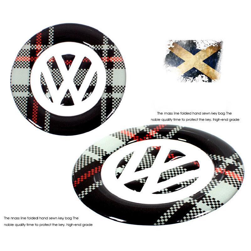 Steering Wheel Emblem Scottish Style Sticker For Volkswagen Golf 6 Polo 2013 - 2015 - Pinalloy Online Auto Accessories Lightweight Car Kit 