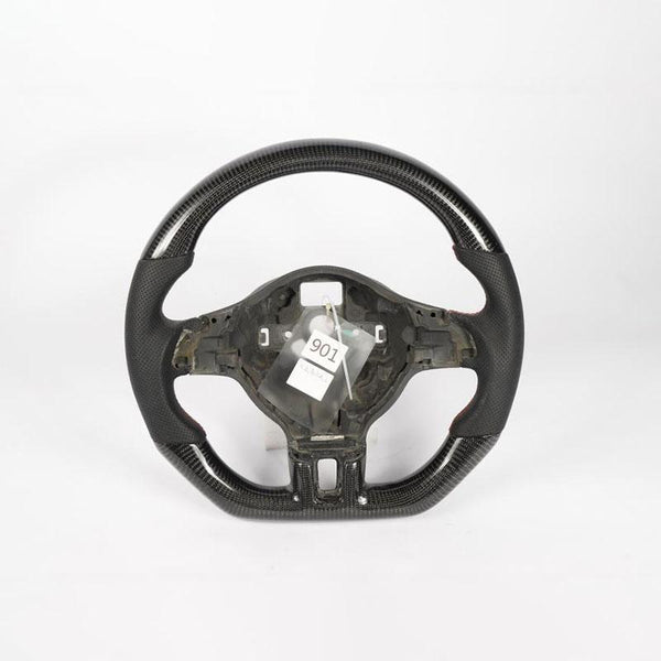 Pinalloy Real Carbon Fiber Re-manufactured Steering Wheel For VW MK6 (Non multi-function)