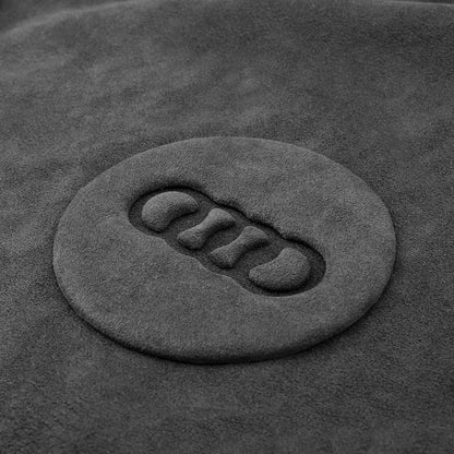 Pinalloy Synthetic Cashmere Interior Steering Wheel Emblem Decorative Stickers for Audi A3/A4L/Q3/Q5 Models