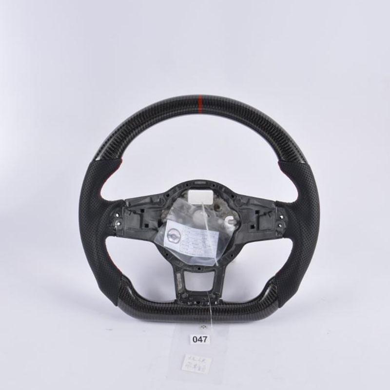 Pinalloy Carbon Fiber Re-manufactured OEM Steering Wheel For VW MK7 GT
