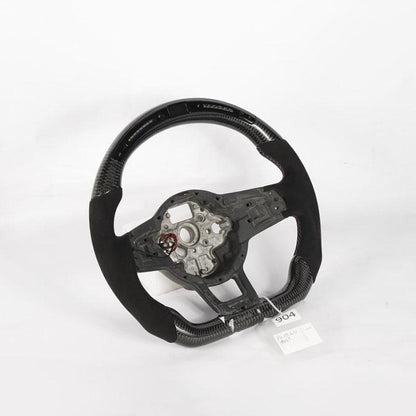 Pinalloy OEM Real Carbon Fiber Re-manufactured Multi Function LED Steering Wheel For VW MK7 GTI 2015+
