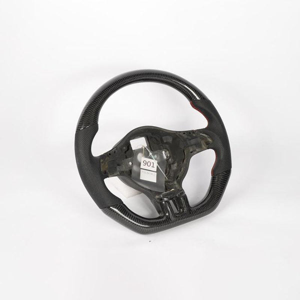 Pinalloy Real Carbon Fiber Re-manufactured Steering Wheel For VW MK6 (Non multi-function)