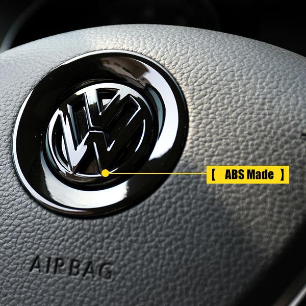 ABS Interior Steering Wheel Emblem for VW Golf Marks Model