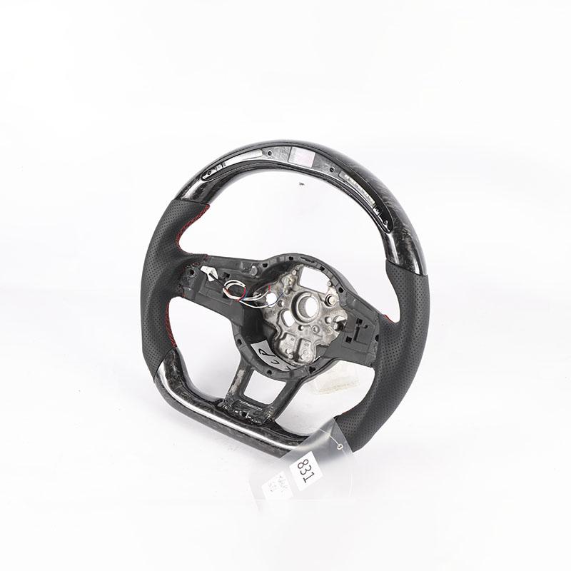 Pinalloy OEM Forged Carbon Fiber Re-manufactured Multi Function LED Steering Wheel For VW MK7 GTI 2015+