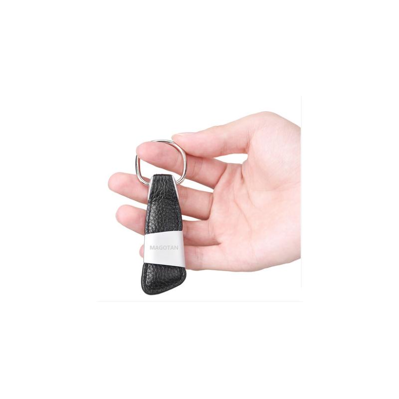 Pinalloy Cowhide Stitched Leather Key Chain for VW GTI Type R - Pinalloy Online Auto Accessories Lightweight Car Kit 