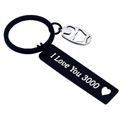 ABS "I Love You 3000" Key Chain