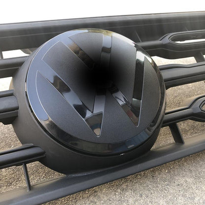 Overlay Protector ABS Made Front and Back Black Emblem Badge Stickers For 2018 - 2020 Tharu R Line