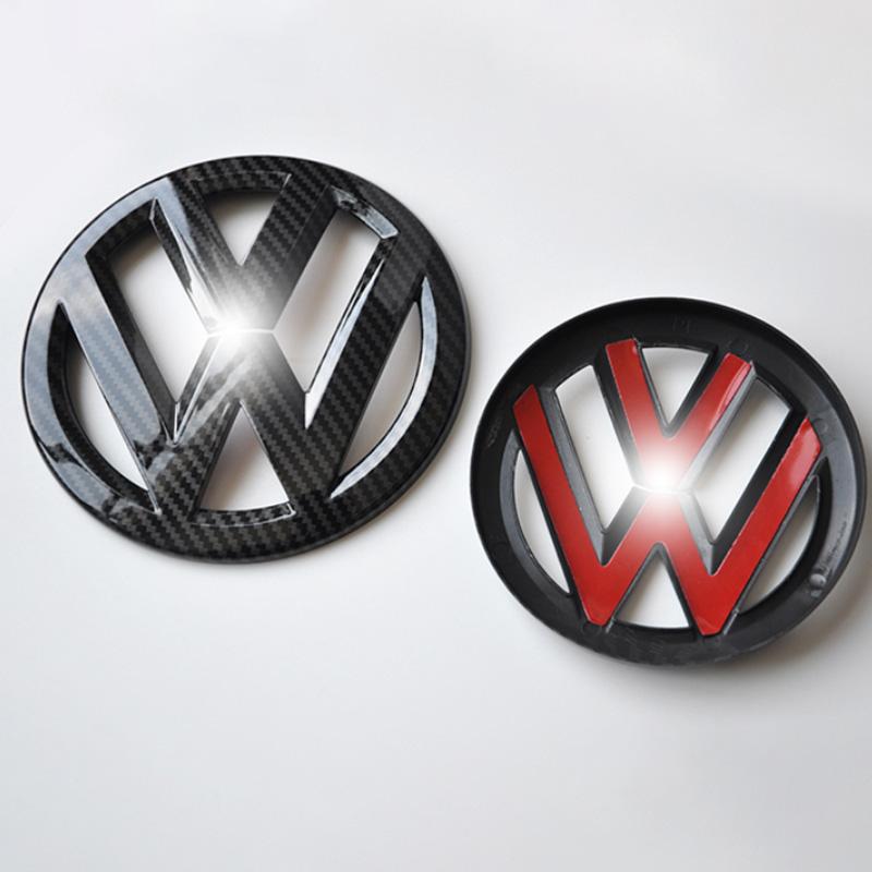 ABS Made Front Carbon Pattern Emblem Badge Stickers For 2009-2013 MK6 Models