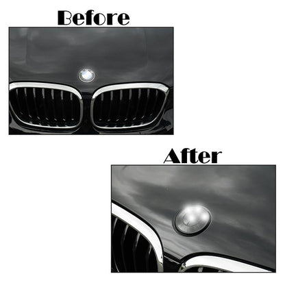 ABS All Black Emblem Badge Sticker for Bimmer X1 X3 X5 2018-2021