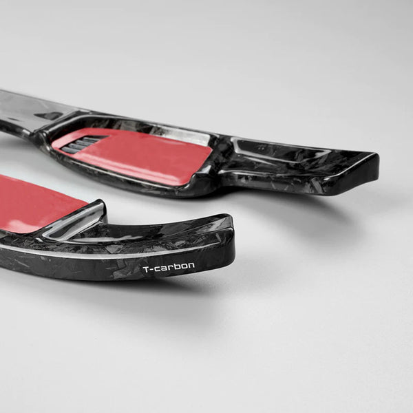 Pinalloy Forged Carbon Fiber Paddle Shift Extenders for Audi RS4, RS5, RS6, RS7 (2020+)
