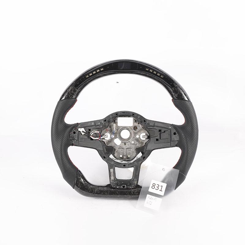 Pinalloy OEM Forged Carbon Fiber Re-manufactured Multi Function LED Steering Wheel For VW MK7 GTI 2015+