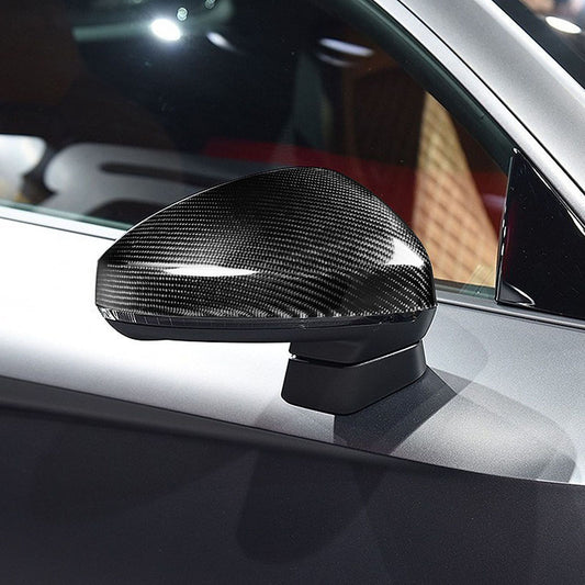 Pinalloy Carbon Fiber Side Mirror Covers Caps For Audi TT 2015+ R8 2016+