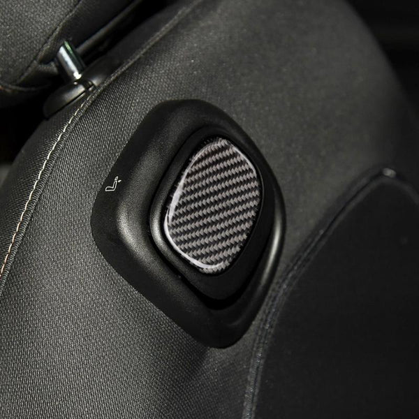 (2pcs per set) ABS Interior carbon fiber cover Seat Back Handle Trim For MINI Cooper F55 F56 (Ver.1)