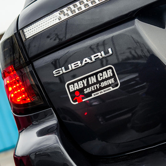 Pinalloy Gag Style Sticker "Baby In Car Safety-Drive"