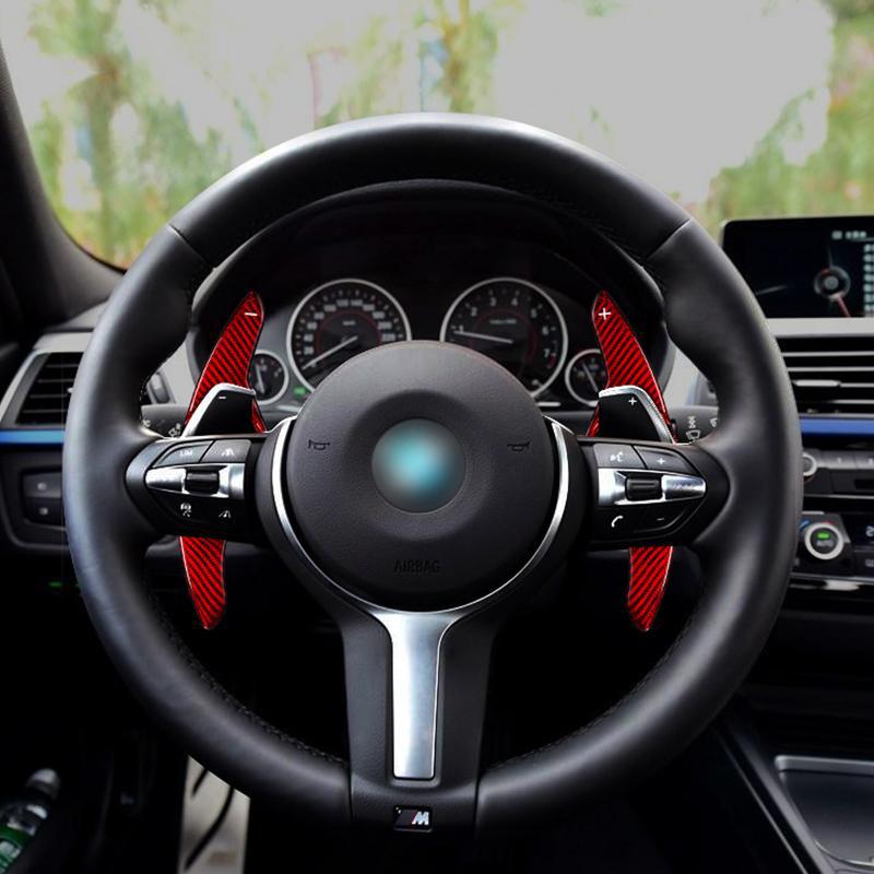 Red Steering Wheel Logo Emblem Ring Cover For BMW 1 3 4 5 7 Series