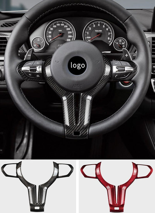Real Carbon Fiber Steering Wheel Interior Modification Part for M Series Vehicles