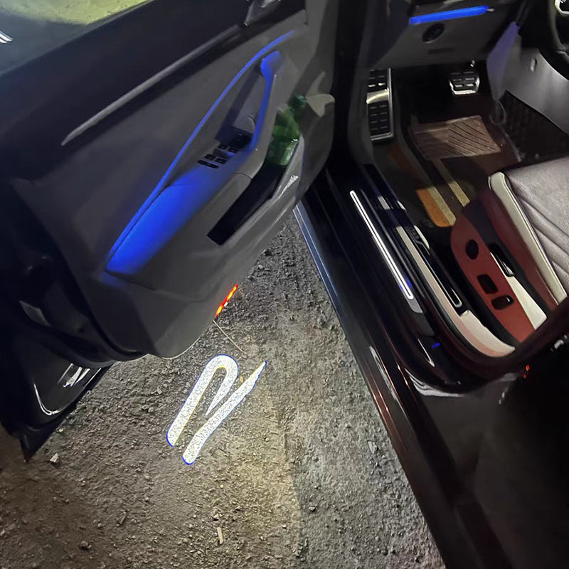 (Set of 2PCs) LED Side Door Light NewR Logo For Volkswagen VW Passat B6 B7 CC Golf 6 7 MK5 MK6