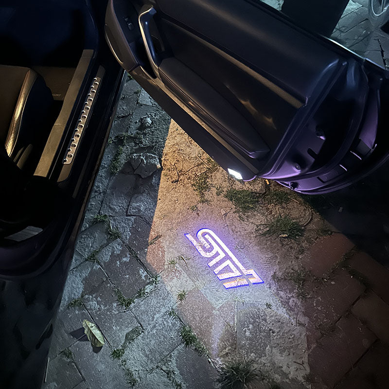 (Set of 2PCs) LED Side Door Light STI Logo For Subaru BRZ