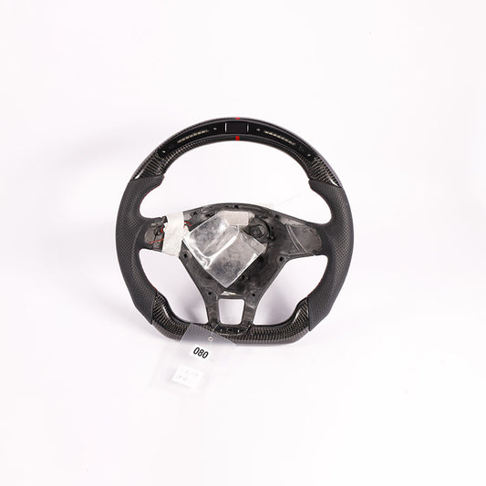 Real Carbon Fiber Re-manufactured Multi Function LED Steering Wheel For VW SAGITAR 2017