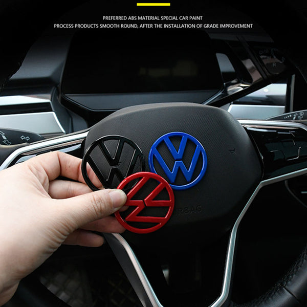 ABS Interior Steering Wheel Emblem for VW Golf Marks 8 8.5 Model V.2
