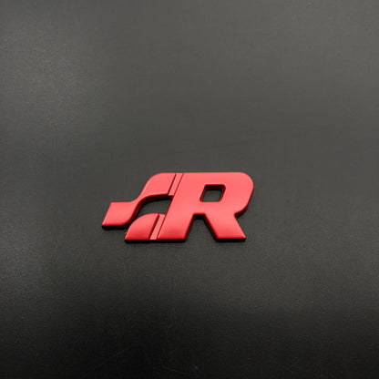 Pinalloy Red ABS Stickers Mark Emblem with R32 Wording