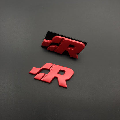 Pinalloy Red ABS Stickers Mark Emblem with R32 Wording