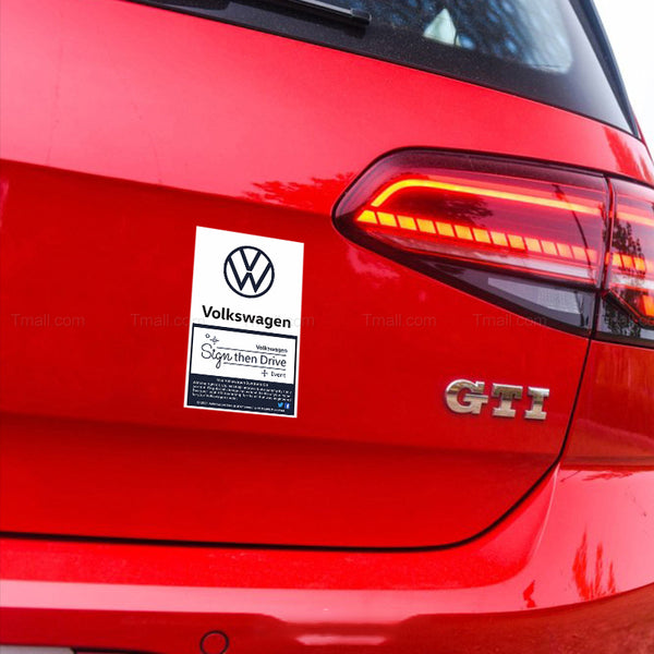 Pinalloy Gag Sticker "VW" Pass