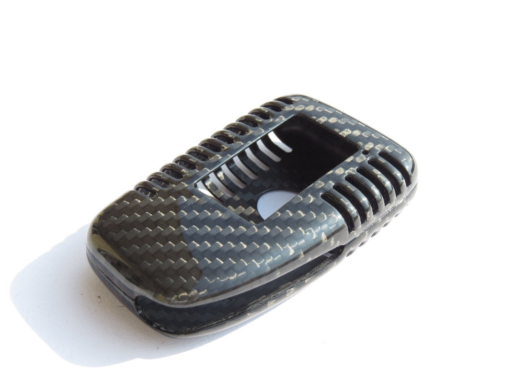 Pinalloy Deluxe Real Pure Carbon Fiber Key Cover Case Key Fob for VW G