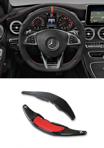 ontto Steering Wheel Shift Paddle Extension Fits Mercedes Benz AMG CLA 45  C63 E63 S65 GLA45