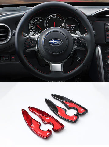 Pinalloy Real Carbon Fiber DSG Paddle Shifter Extensions for Toyota GT86 Subaru BRZ 2017-2019 - Pinalloy Online Auto Accessories Lightweight Car Kit 