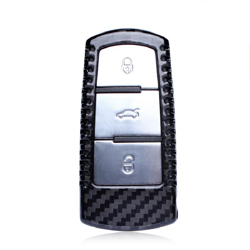 Real Carbon Fiber Smart Key Case for Volkswagen CC MAGOTA - Pinalloy Online Auto Accessories Lightweight Car Kit 
