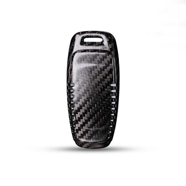 Real Carbon Fiber Smart Key Case for Audi A6 C8 A7 A8 2018-19 - Pinalloy Online Auto Accessories Lightweight Car Kit 