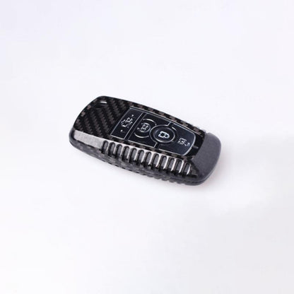 Real Carbon Fiber Remote Keyless Key Cover Case for Ford Mondeo Edge Mustang - Pinalloy Online Auto Accessories Lightweight Car Kit 