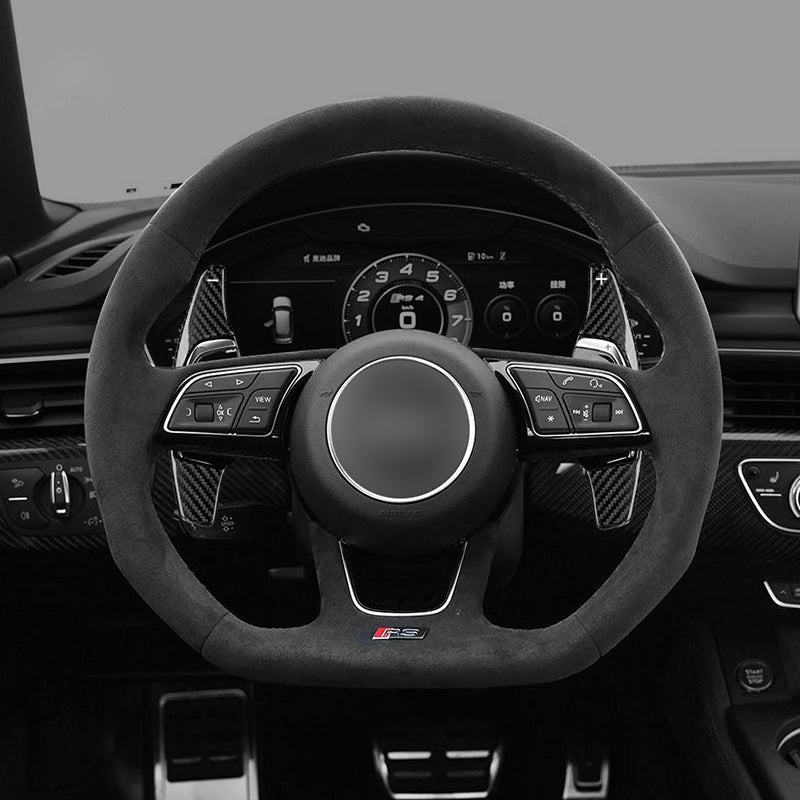 Pinalloy 100% Black Carbon Fiber Paddle Shifters Extension for Audi 2016+ R8, TT RS, 2017+ RS3, RS5, 2018+ RS4, 2019+ RS6