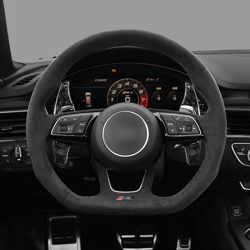 Pinalloy Forged Carbon Fiber Paddle Shifters Extension for Audi 2016+ R8, TT RS, 2017+ RS3, RS5, 2018+ RS4, 2019+ RS6