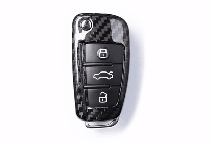 Deluxe Real Carbon Fiber Key Case for Audi A3 A4 TT