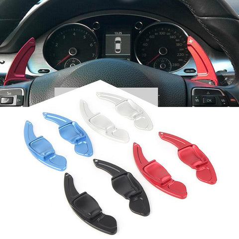 Aluminum Made DSG Paddle Shift Extensions for Automatic VW Golf MK5 6 SEAT (4-Color)