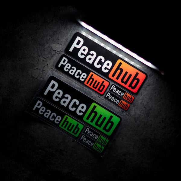 Pinalloy Gag Style Sticker "Peace Hub"