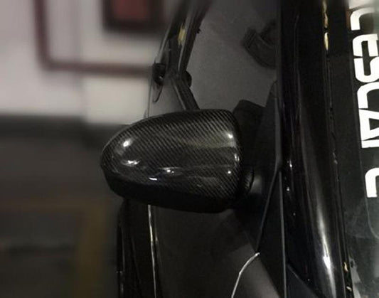 Pinalloy Real Carbon Fiber Tape-on Mirror Covers for 2008-2014 Benz Smart Fortwo 451 - Pinalloy Online Auto Accessories Lightweight Car Kit 